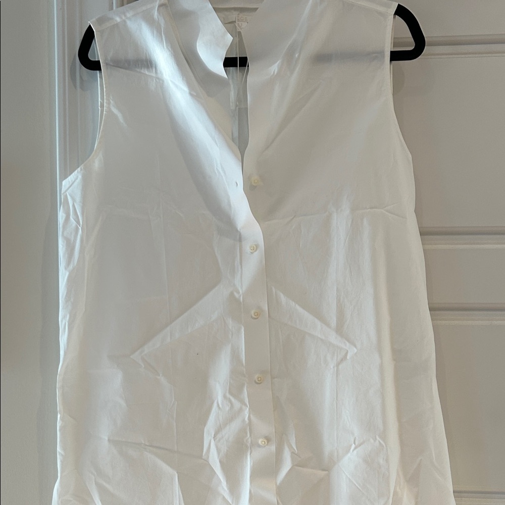 White cotton blouse